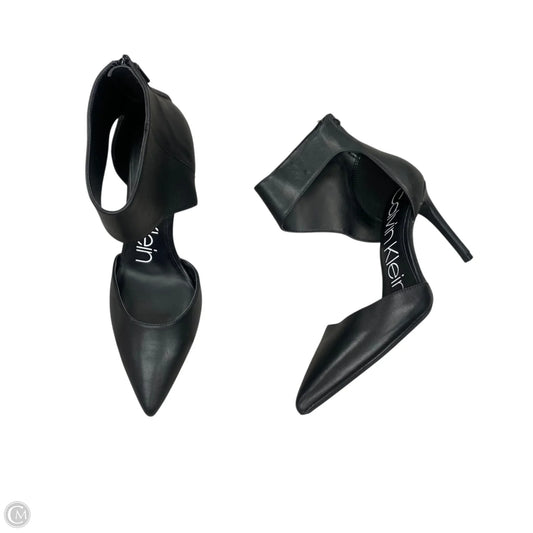 Shoes Heels Stiletto By Calvin Klein In Black, Size: 8