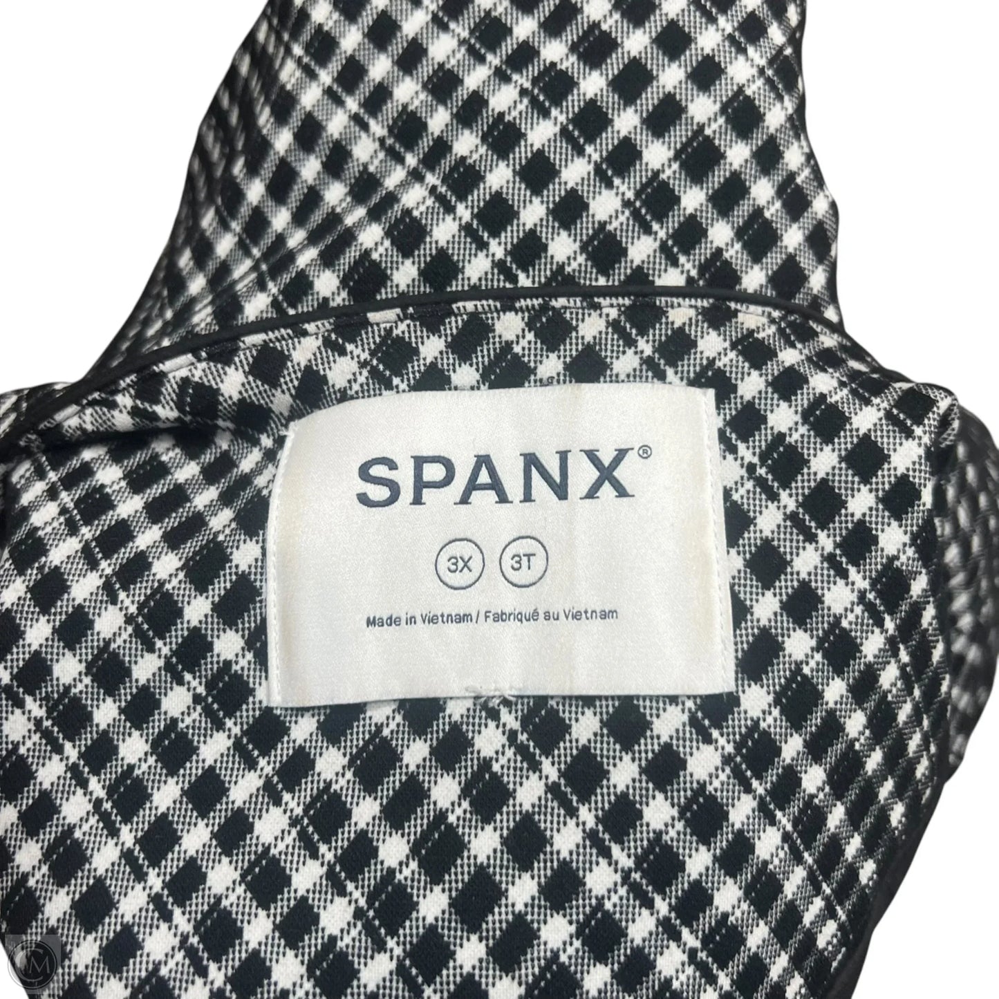 Blazer By Spanx In Black & White, Size: 3x