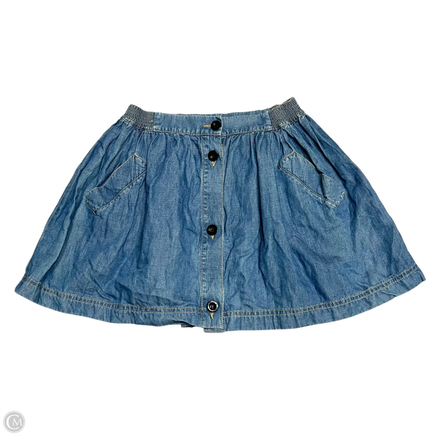 Skirt Designer By See By Chloe In Blue Denim, Size: 2