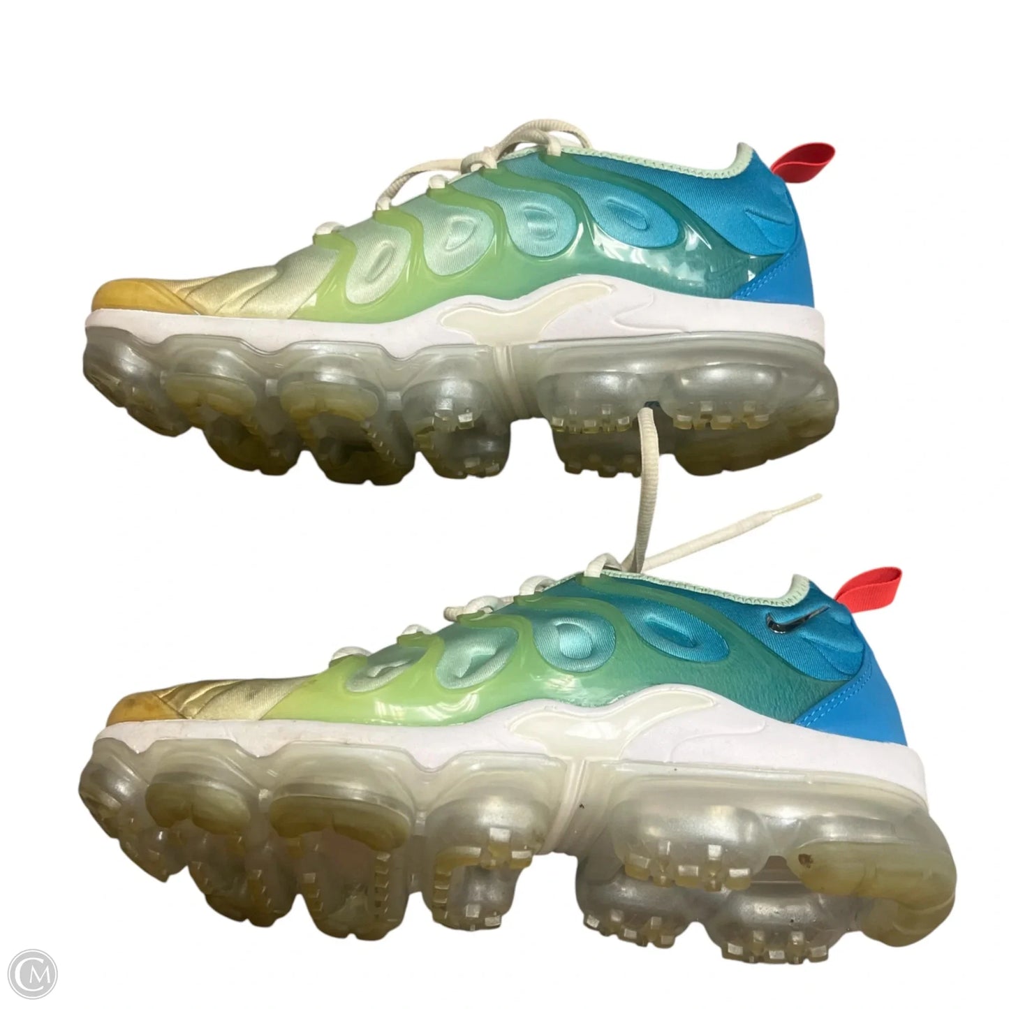 Shoes Athletic By Nike In Green & Yellow, Size: 10