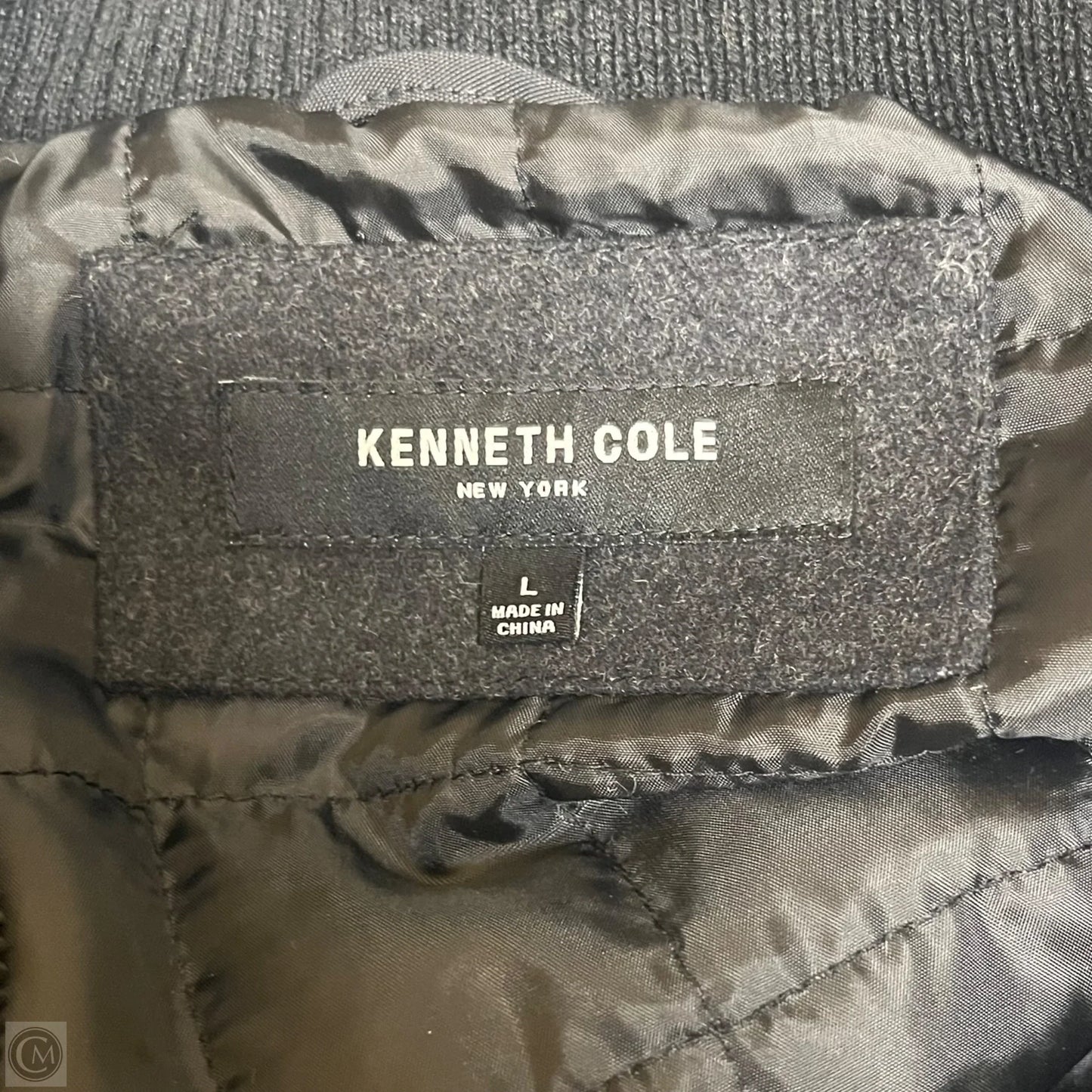 Coat Peacoat By Kenneth Cole In Black, Size: L