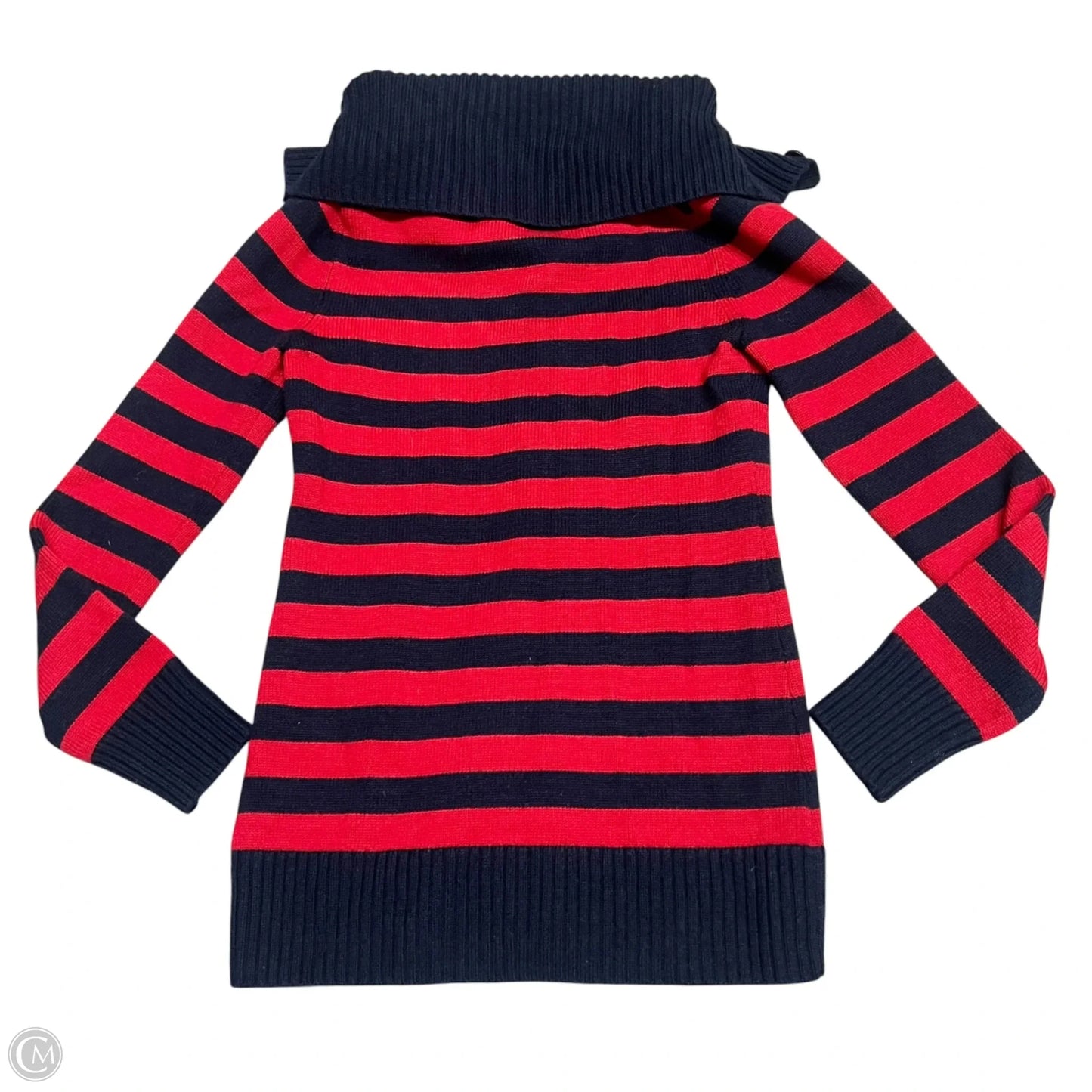 Sweater By Banana Republic In Blue & Red, Size: S
