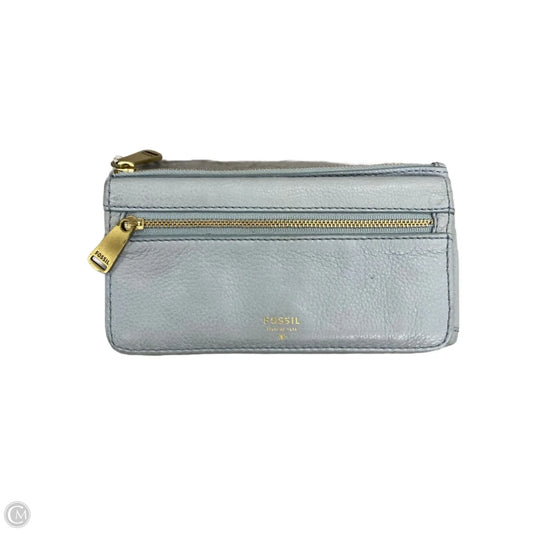 Wallet Leather By Fossil, Size: Medium