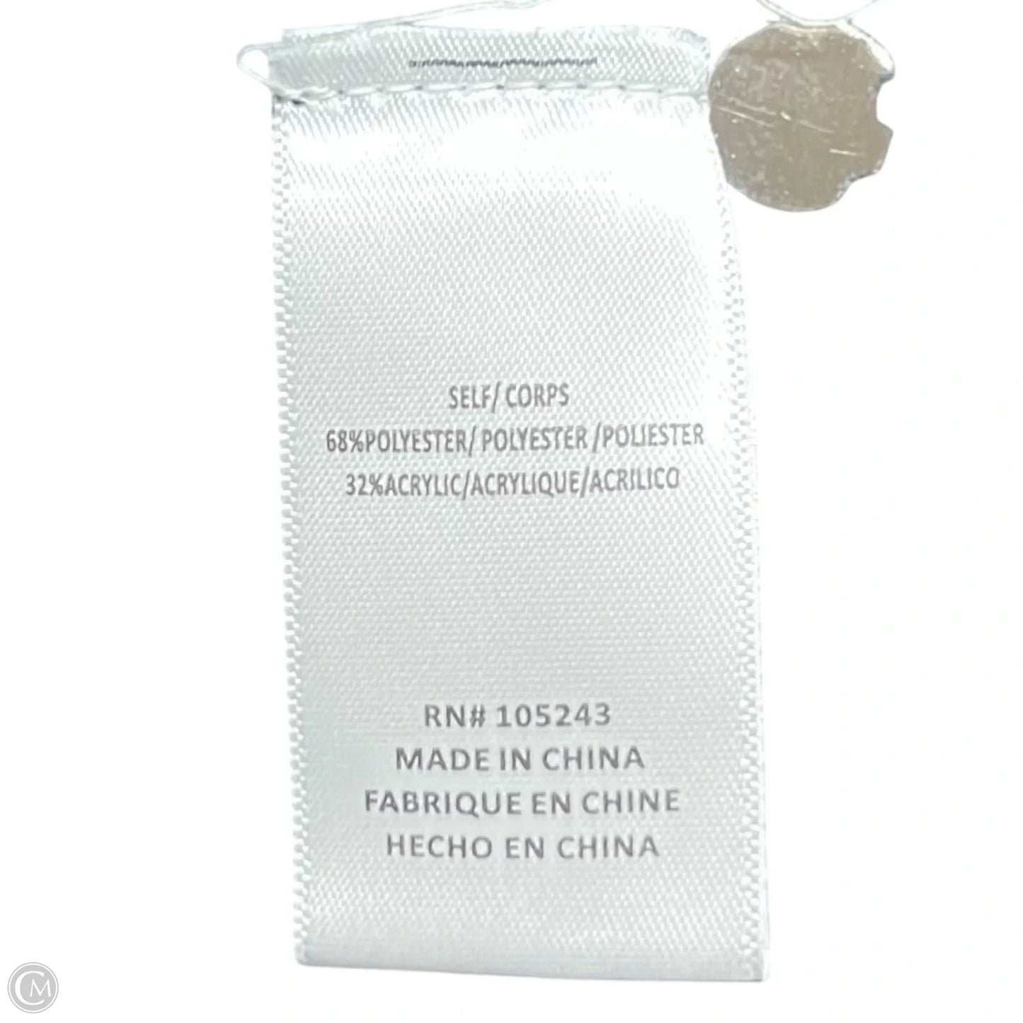 Sweater By Bobeau In Black & White, Size: M