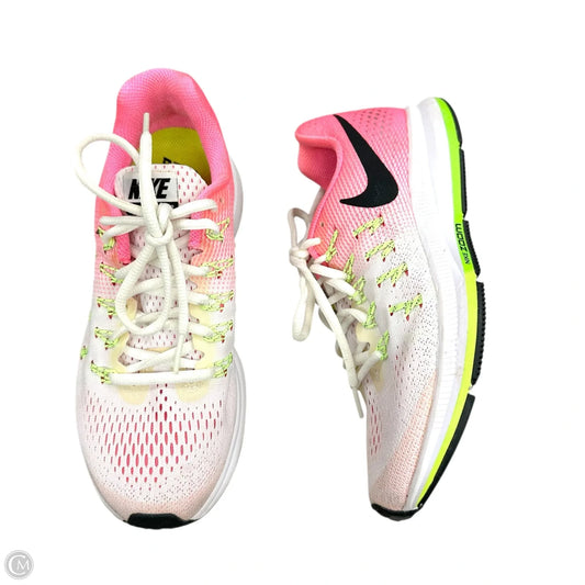 Shoes Athletic By Nike In Green & Pink, Size: 6.5