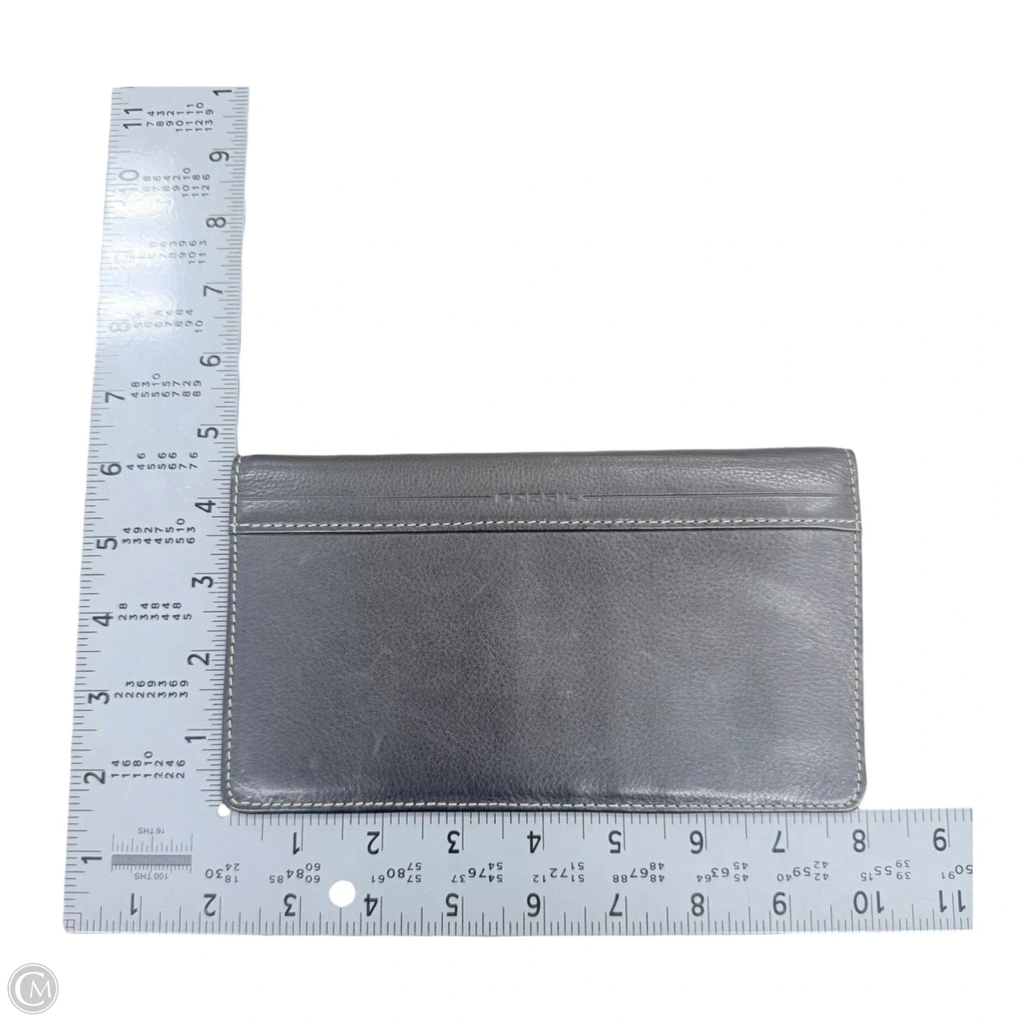 Wallet Leather By Fossil, Size: Large