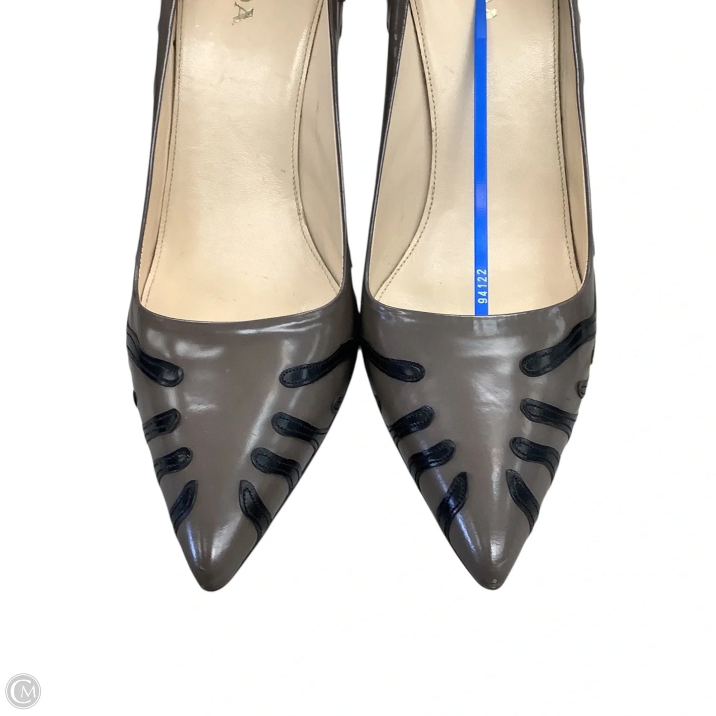 Shoes Luxury Designer By Prada In Taupe, Size: 10.5