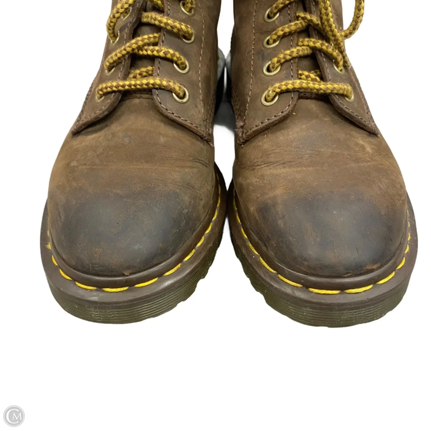 Boots Combat By Dr Martens In Brown, Size: 8
