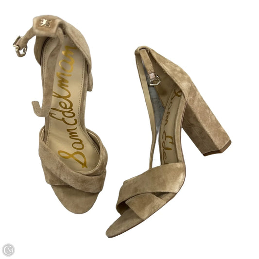 Shoes Heels Block By Sam Edelman In Taupe, Size: 8