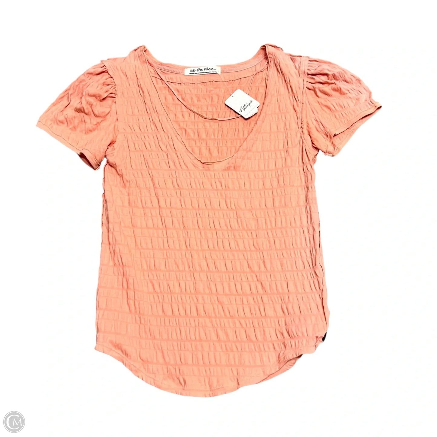 Top Short Sleeve By We The Free In Coral, Size: M