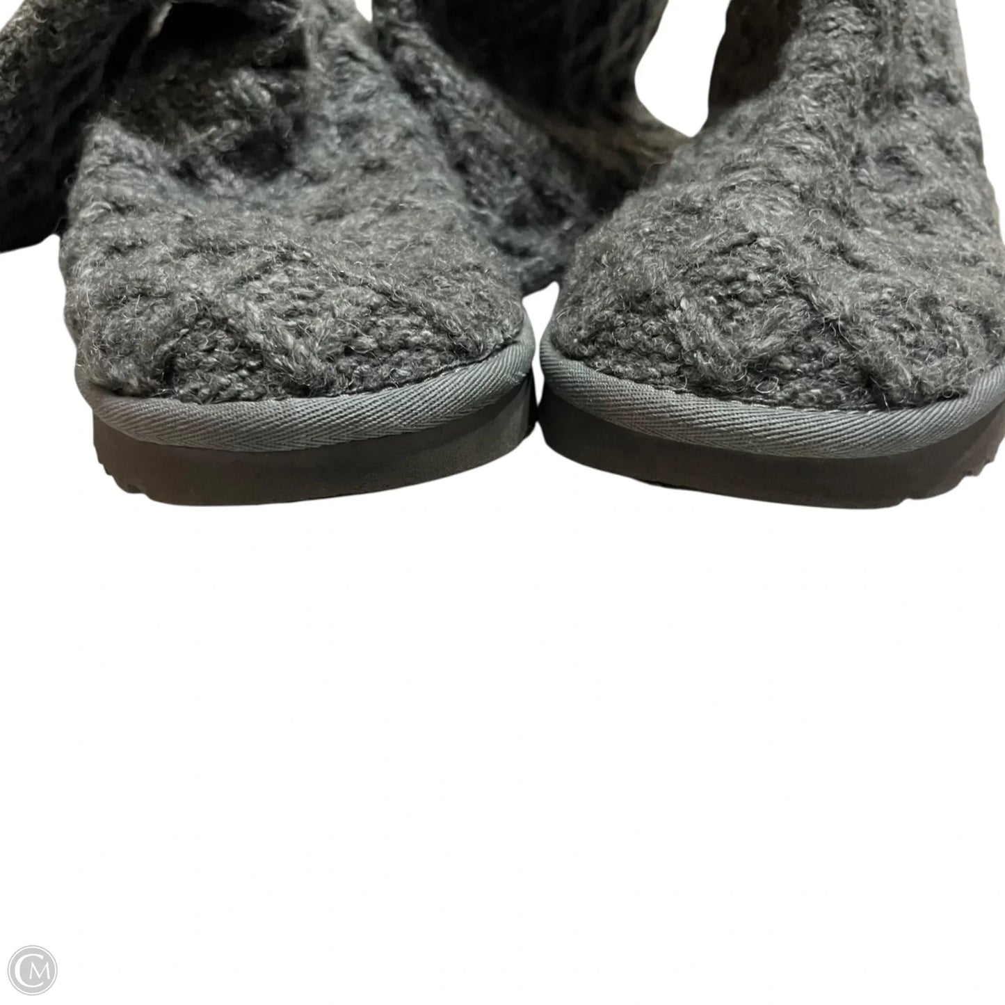 Boots Designer By Ugg In Grey, Size: 9