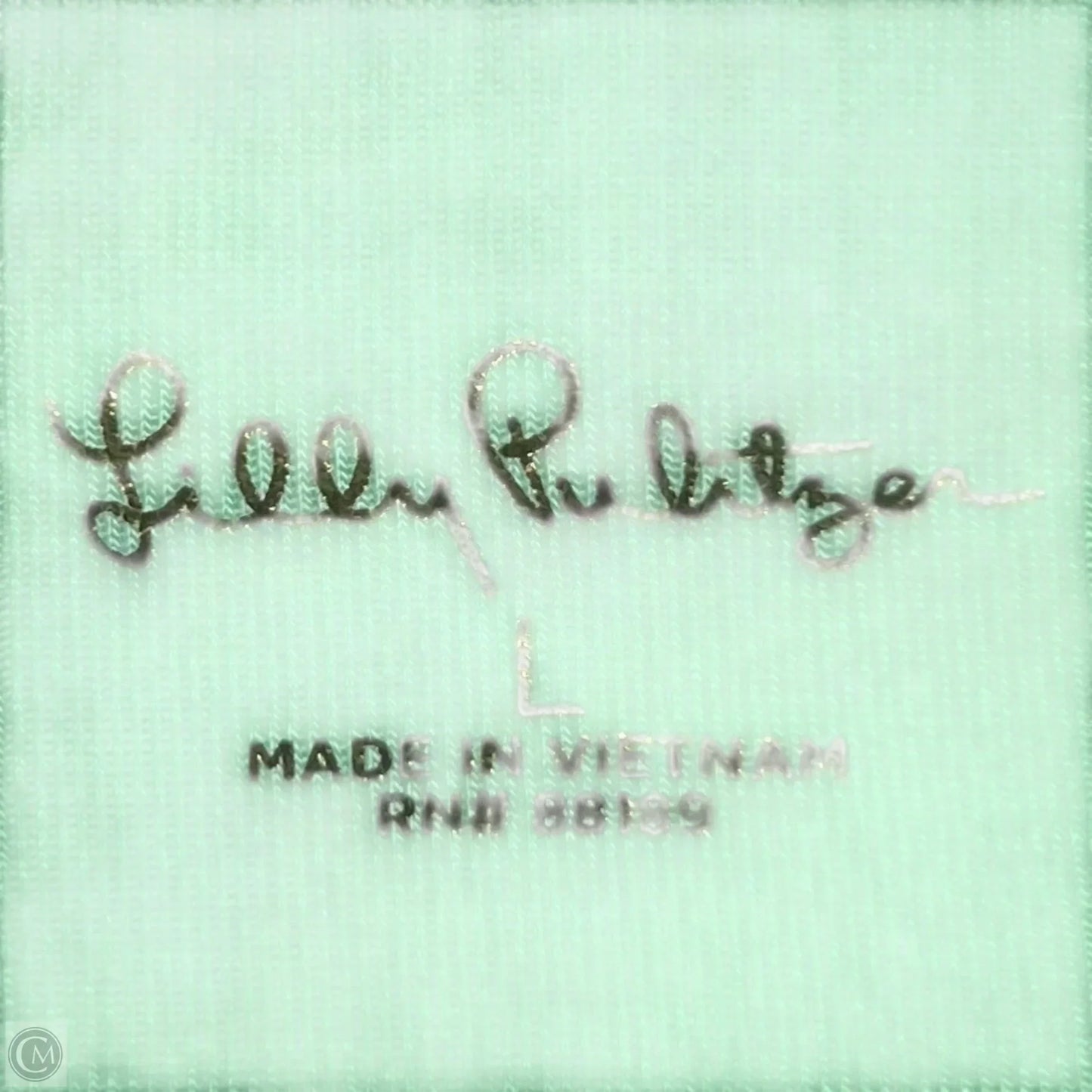 Top Long Sleeve Designer By Lilly Pulitzer In Green, Size: S