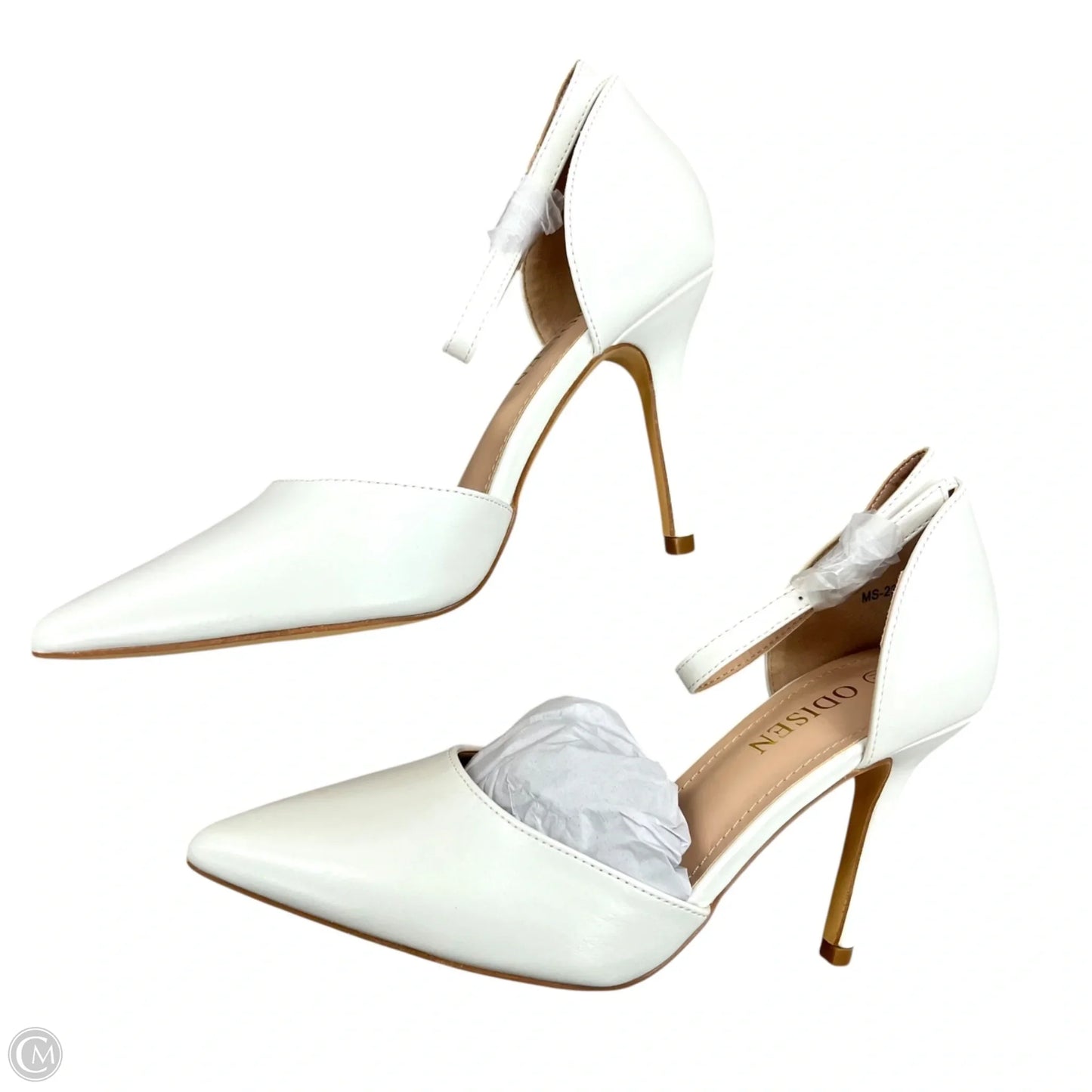 Shoes Heels Stiletto By Odisen In White, Size: 7.5