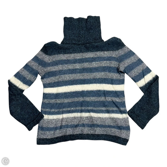 Sweater Designer By Tory Burch In Blue & White, Size: M