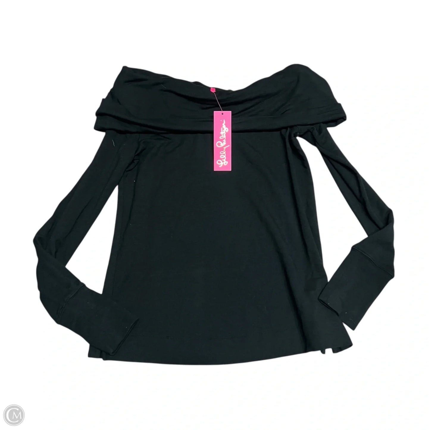 Top Long Sleeve Designer By Lilly Pulitzer In Black, Size: S