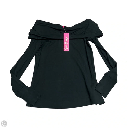 Top Long Sleeve Designer By Lilly Pulitzer In Black, Size: S