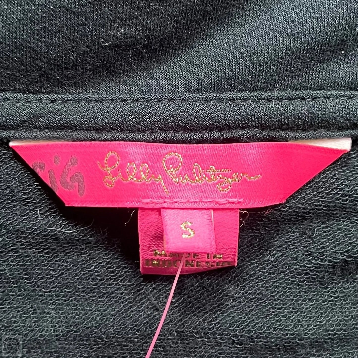 Top Long Sleeve Designer By Lilly Pulitzer In Black, Size: S