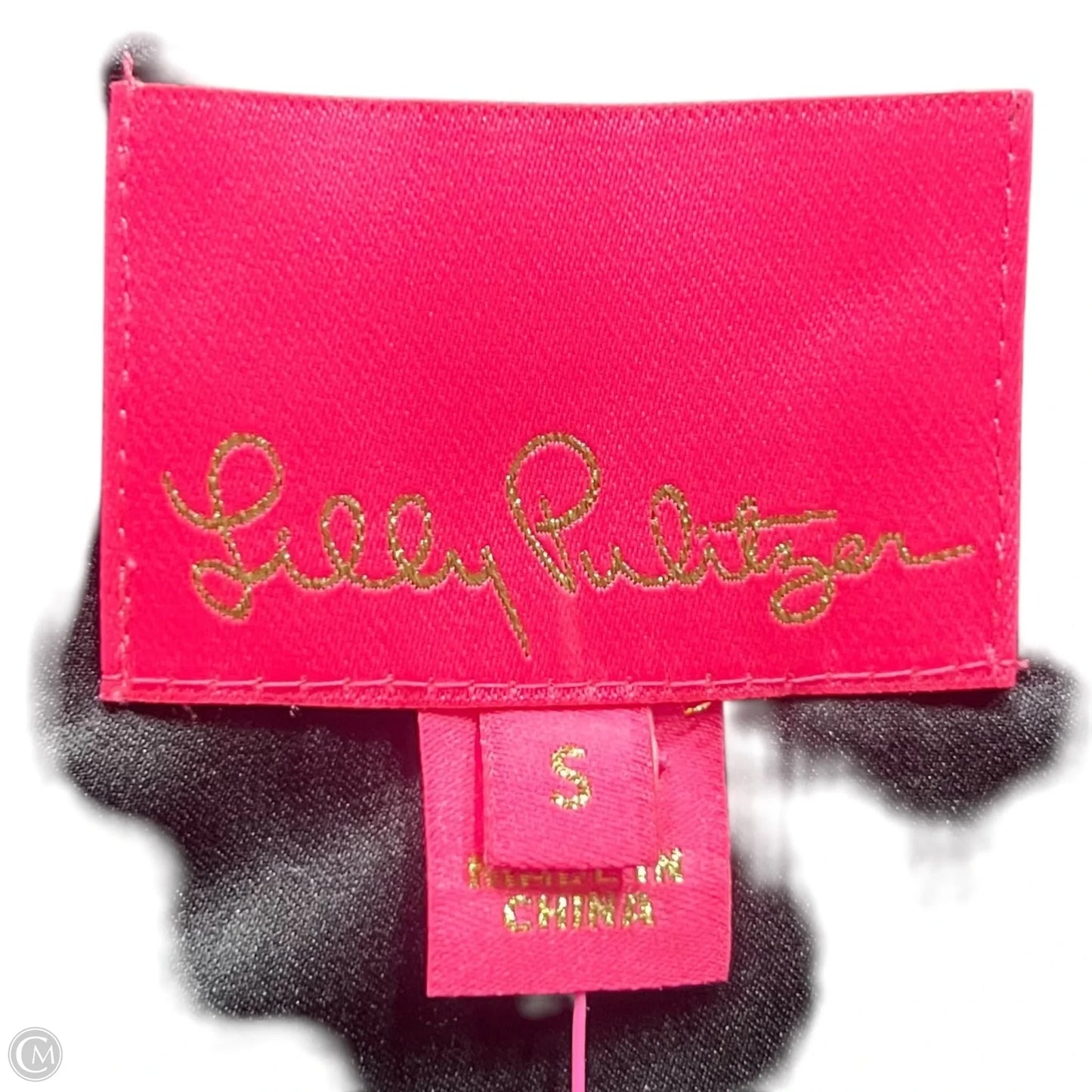 Dress Designer By Lilly Pulitzer In Black & Gold, Size: S