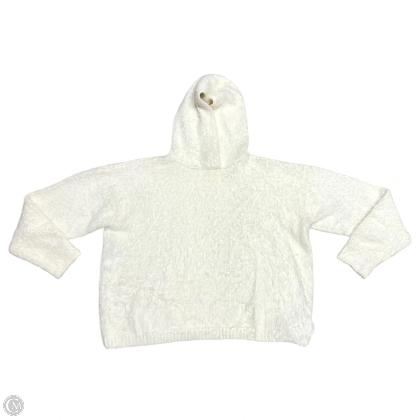 Sweatshirt Hoodie By Philosophy In Cream, Size: M