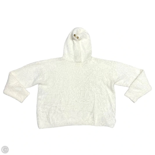 Sweatshirt Hoodie By Philosophy In Cream, Size: M