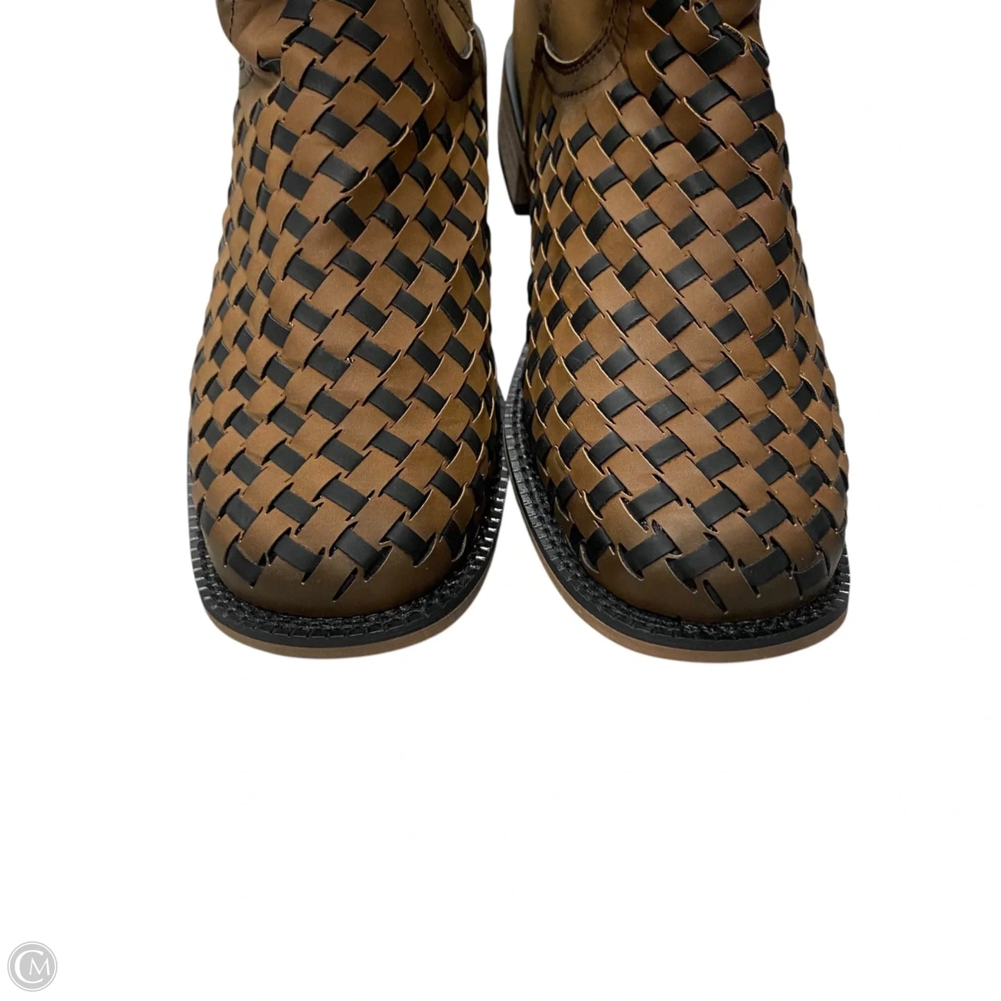 Boots Western By Cuadra In Brown & Cream, Size: 13