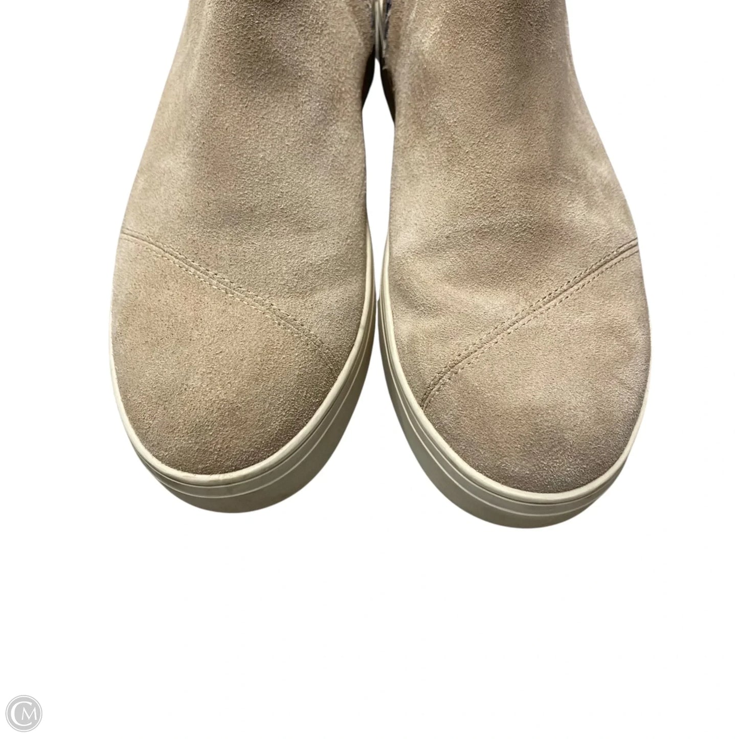 Shoes Sneakers Platform By Toms In Beige, Size: 6.5