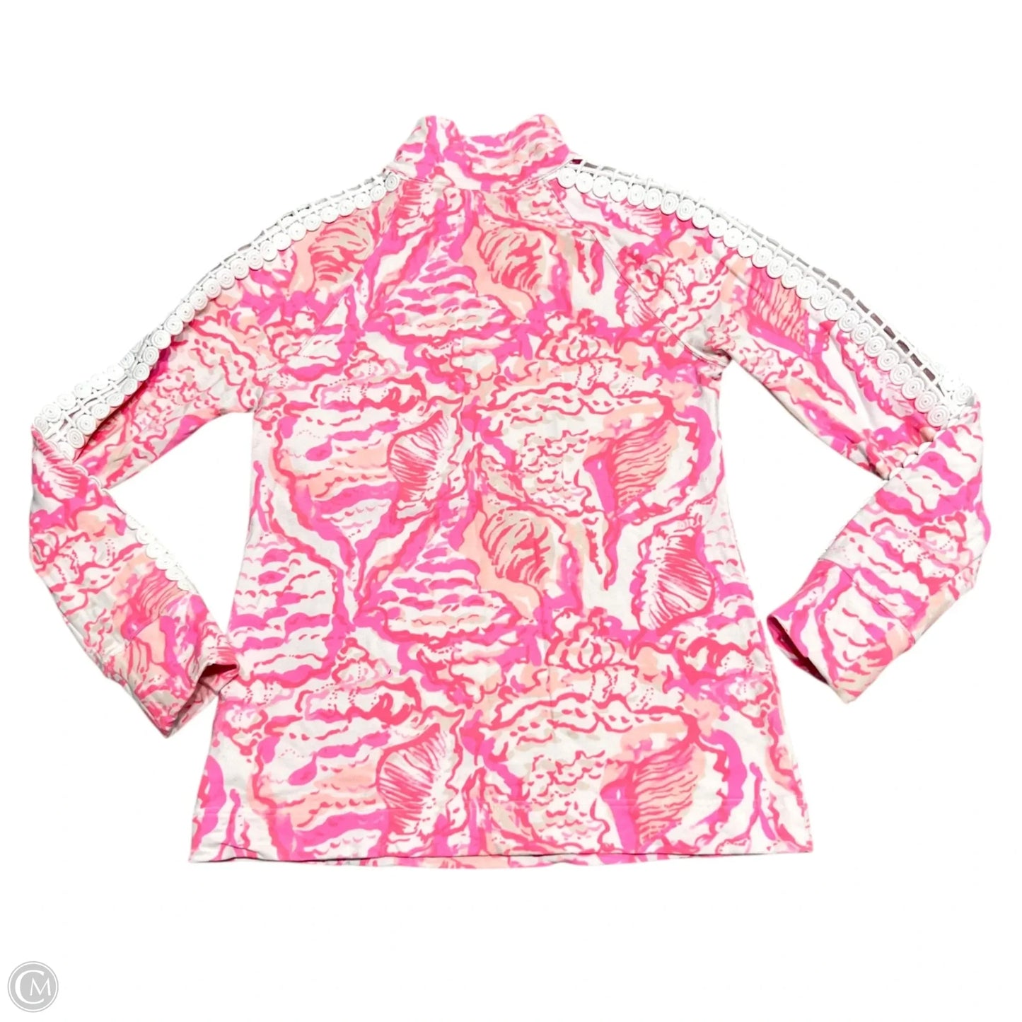 Sweatshirt Designer By Lilly Pulitzer In Pink & White, Size: Xs