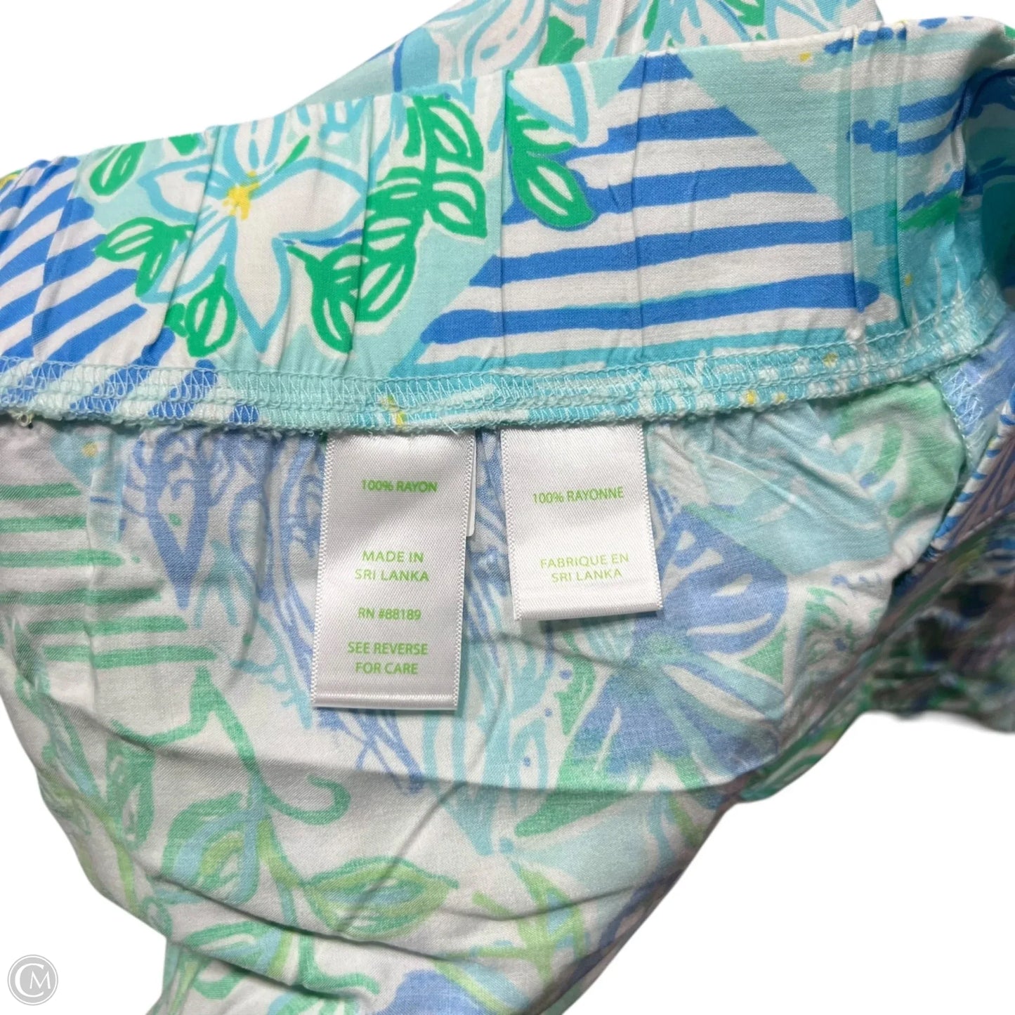 Pants Designer By Lilly Pulitzer In Tropical Print, Size: Xs