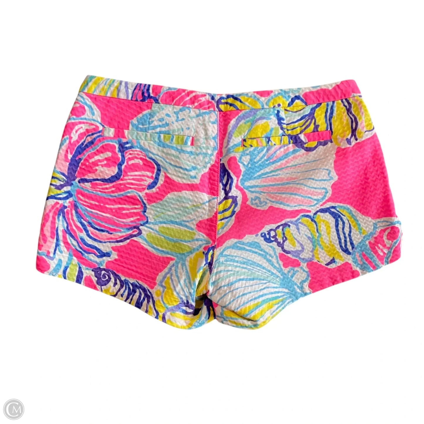 Shorts Designer By Lilly Pulitzer In Pink & Yellow, Size: Xxs