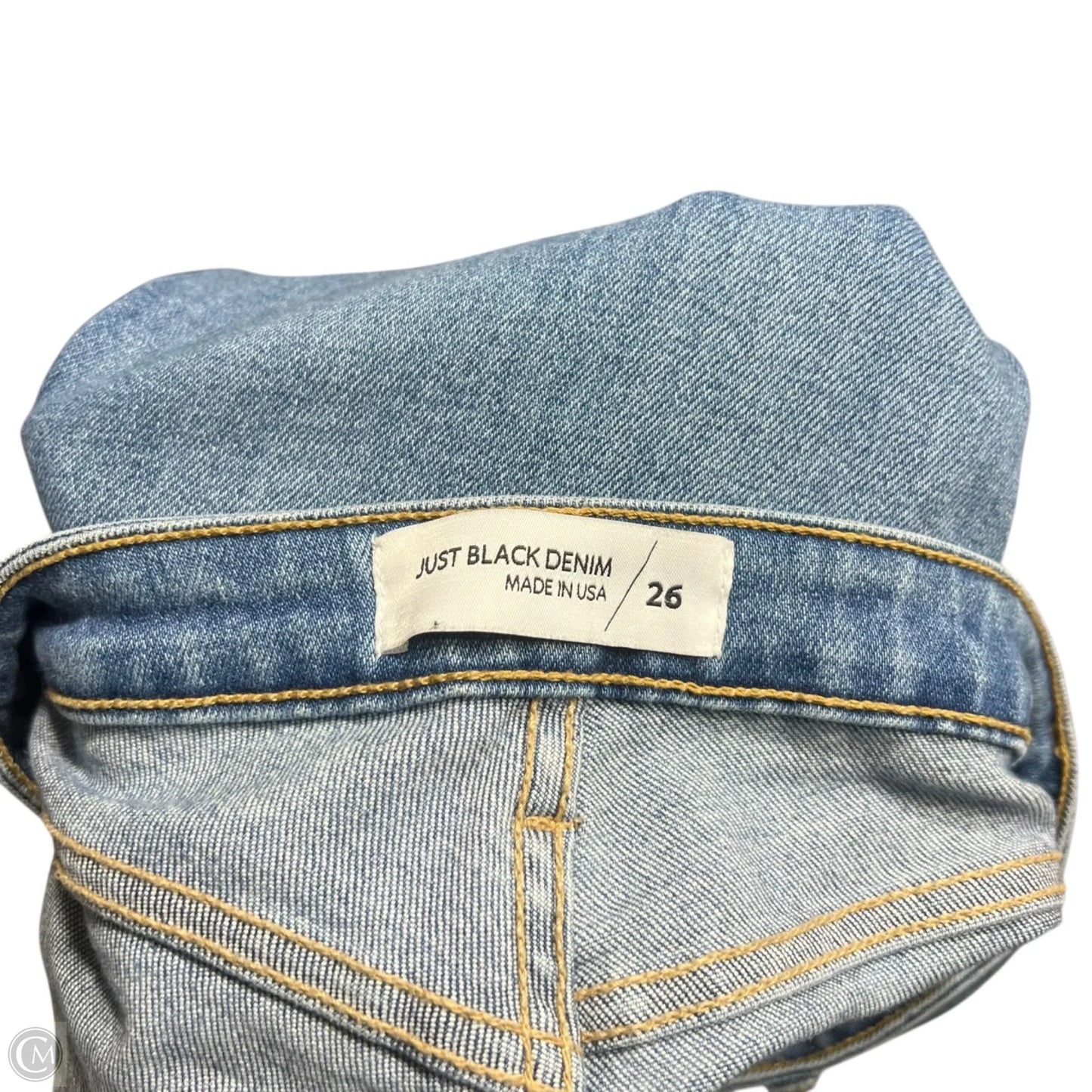 Jeans Skinny By Just Black In Blue Denim, Size: 2