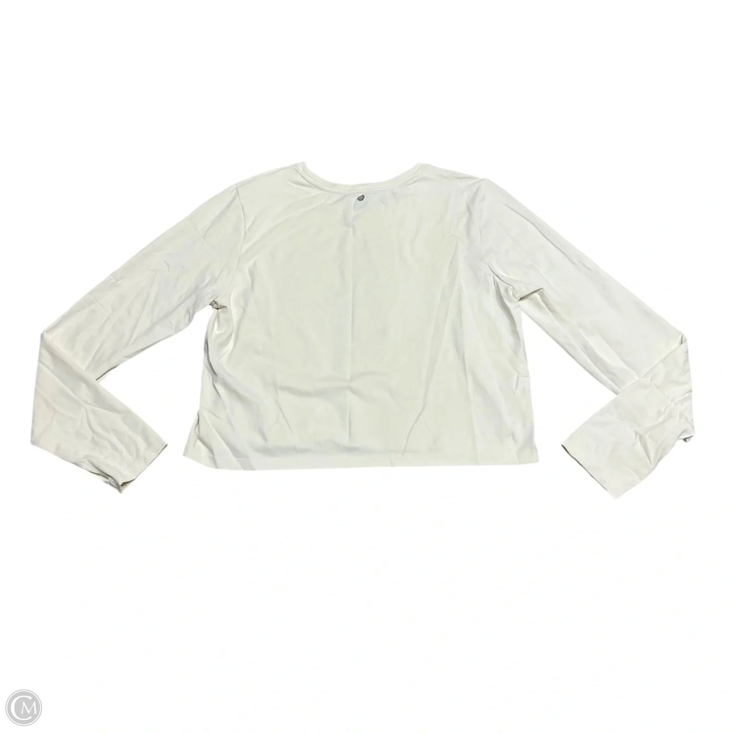 Top Long Sleeve By Harmony & Balance In Cream, Size: Xl