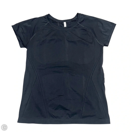 Athletic Top Short Sleeve By Athleta In Black, Size: Xl