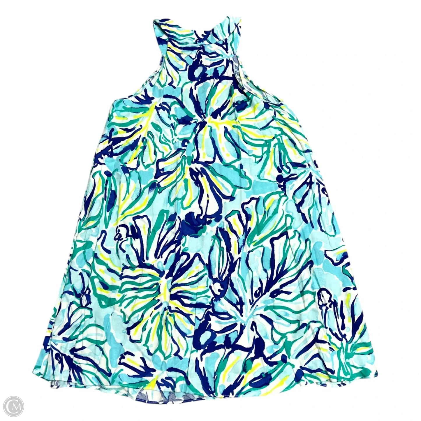 Dress Designer By Lilly Pulitzer In Blue & Green, Size: S