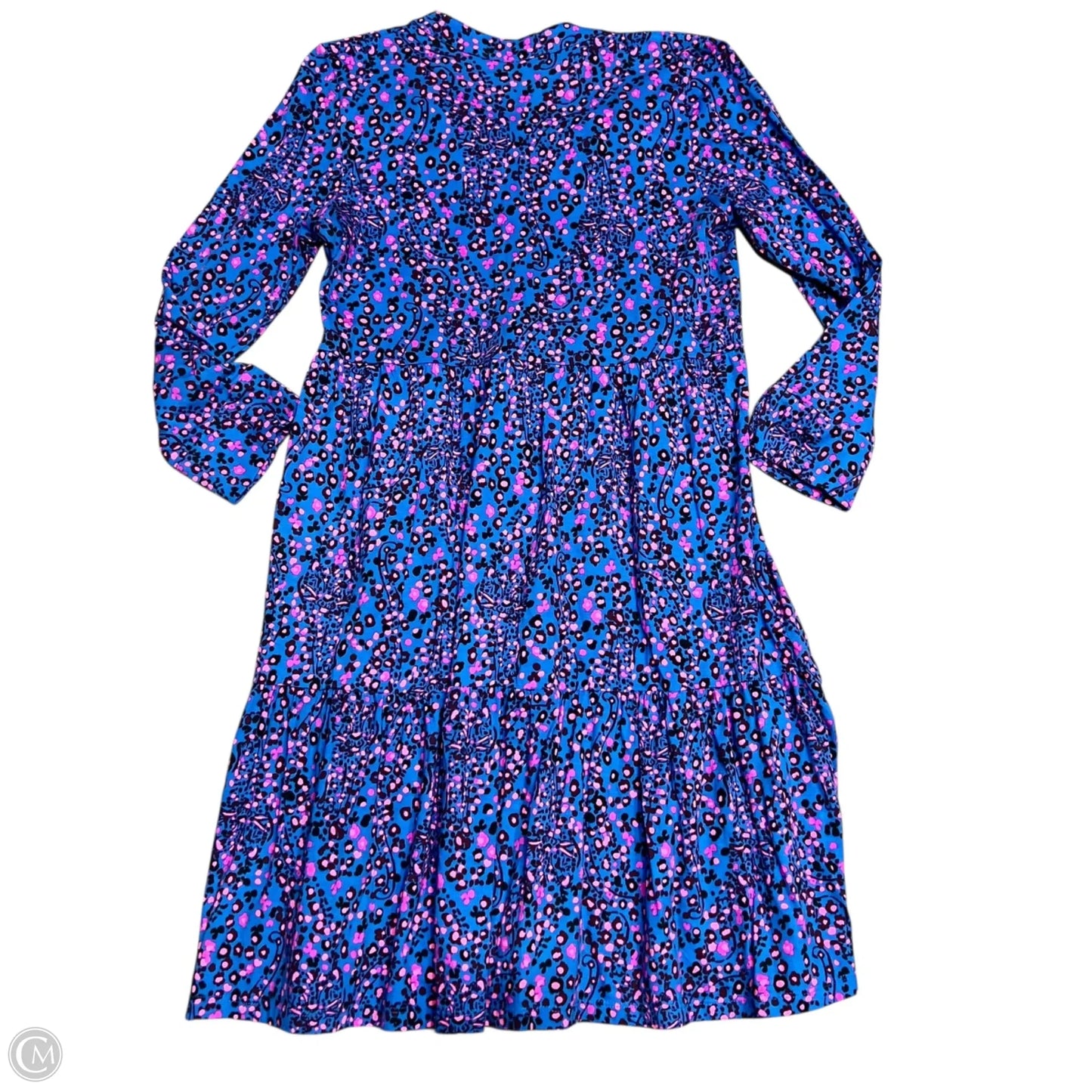 Dress Designer By Lilly Pulitzer In Blue & Purple, Size: S