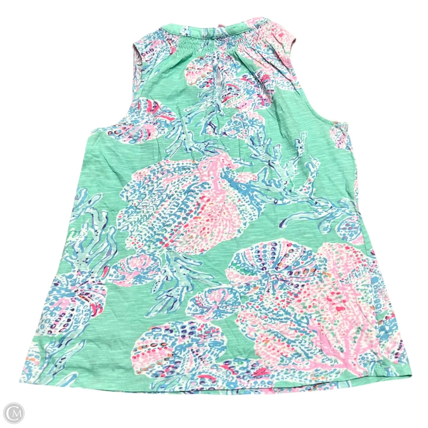 Tank Top Designer By Lilly Pulitzer In Teal, Size: S