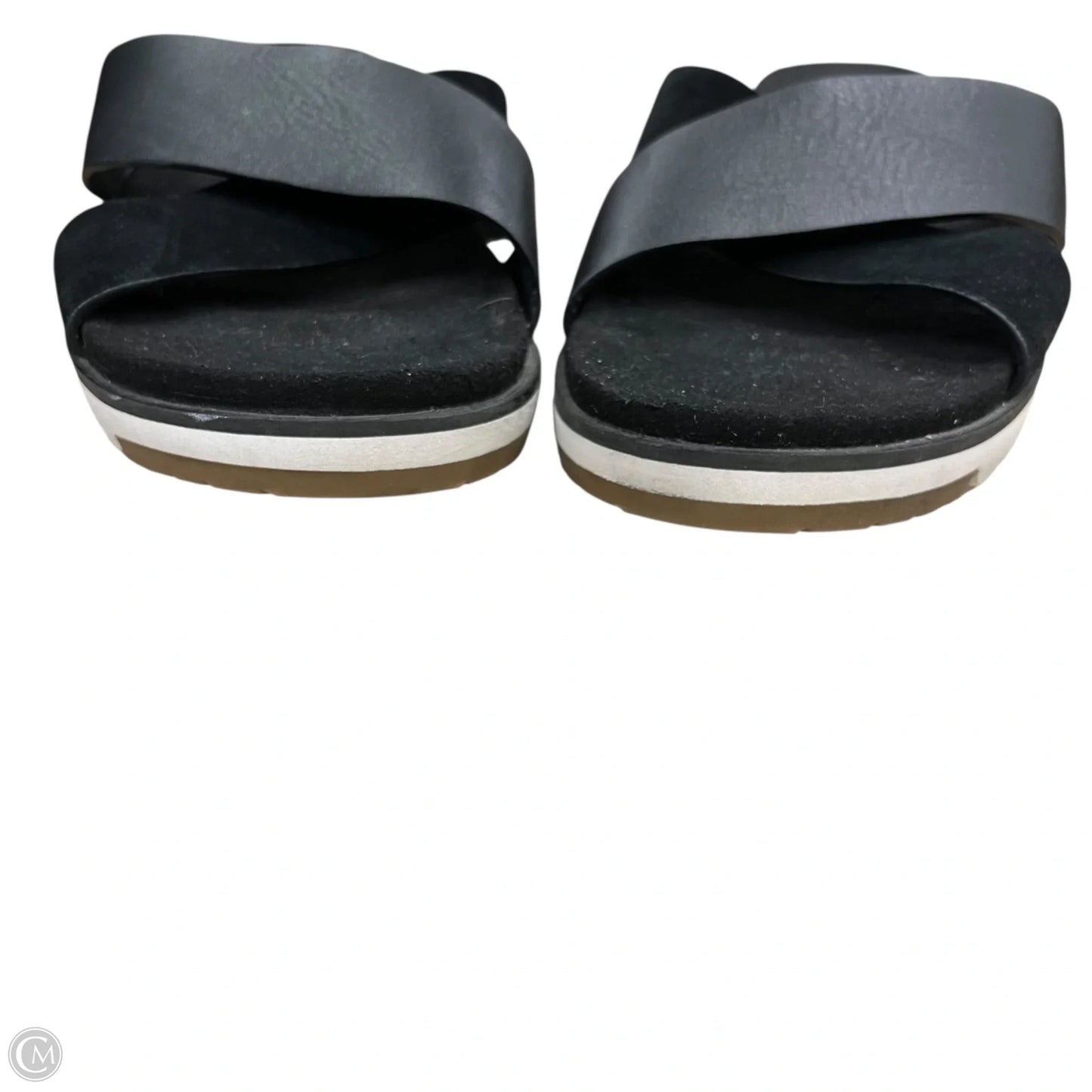 Sandals Designer By Ugg In Black, Size: 7