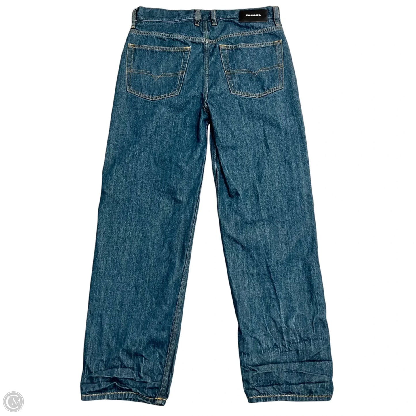Jeans Straight By Diesel In Blue Denim, Size: 6