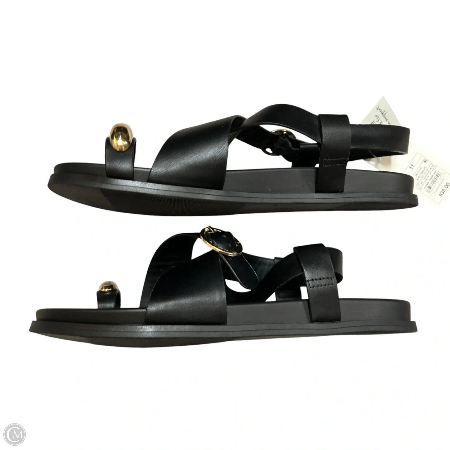 Sandals Flats By A New Day In Black, Size: 11