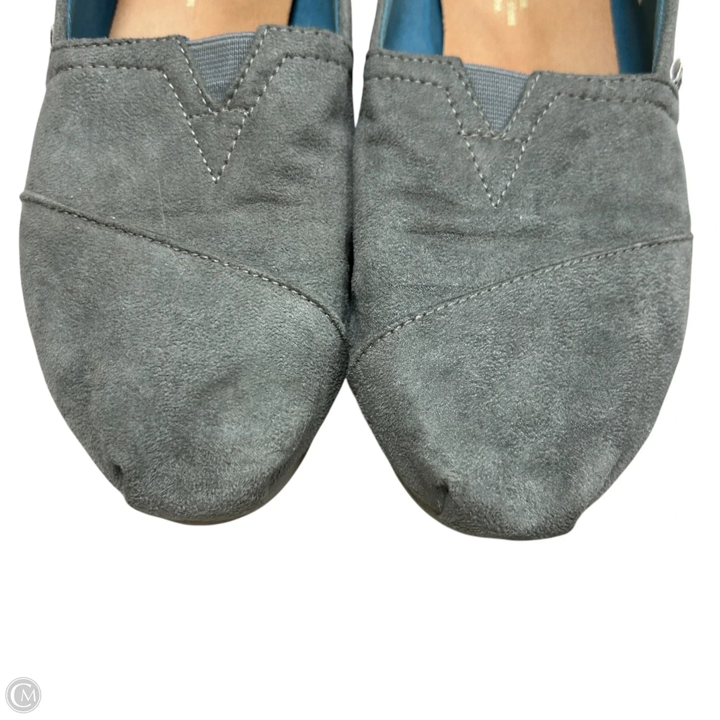 Shoes Flats By Toms In Grey, Size: 7.5