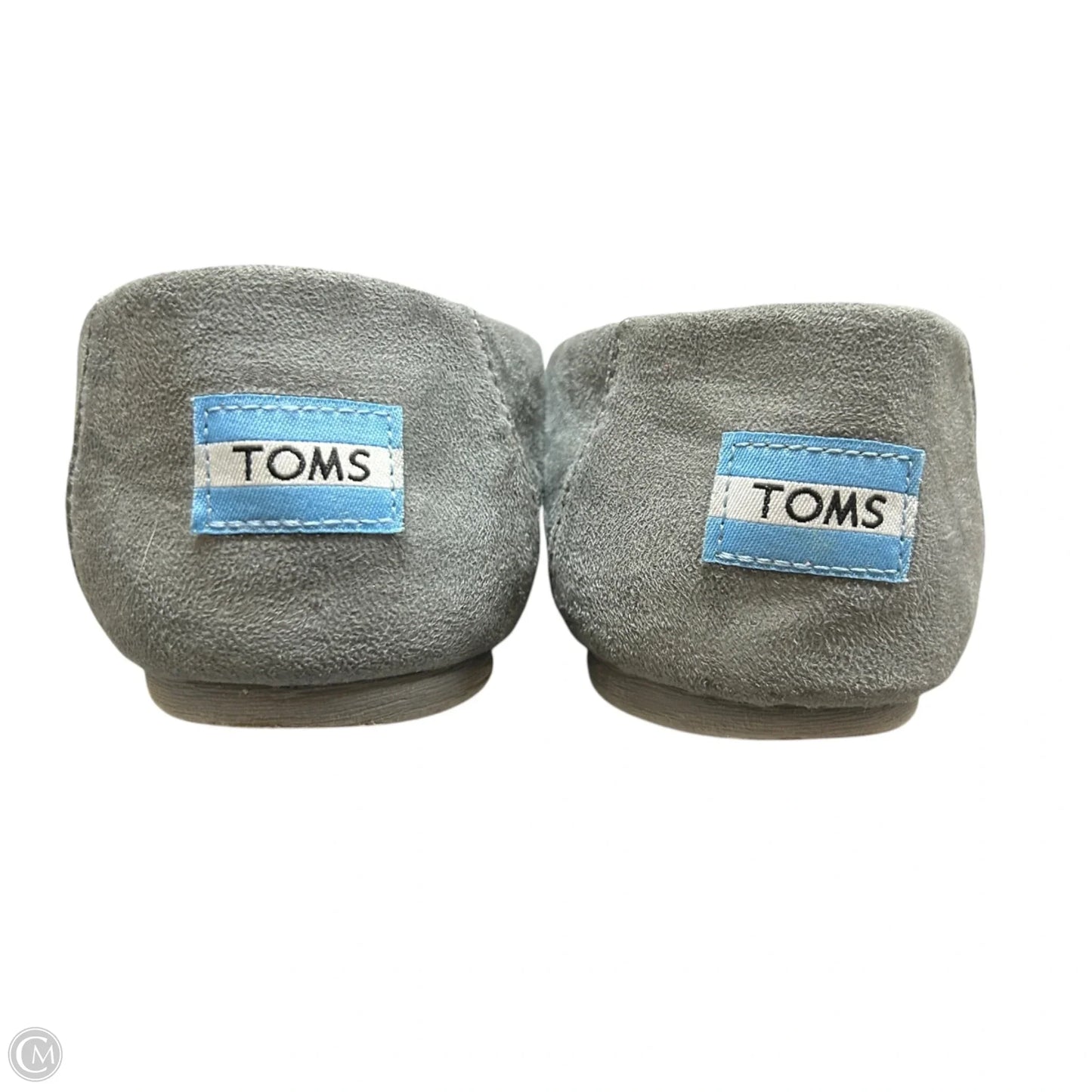 Shoes Flats By Toms In Grey, Size: 7.5