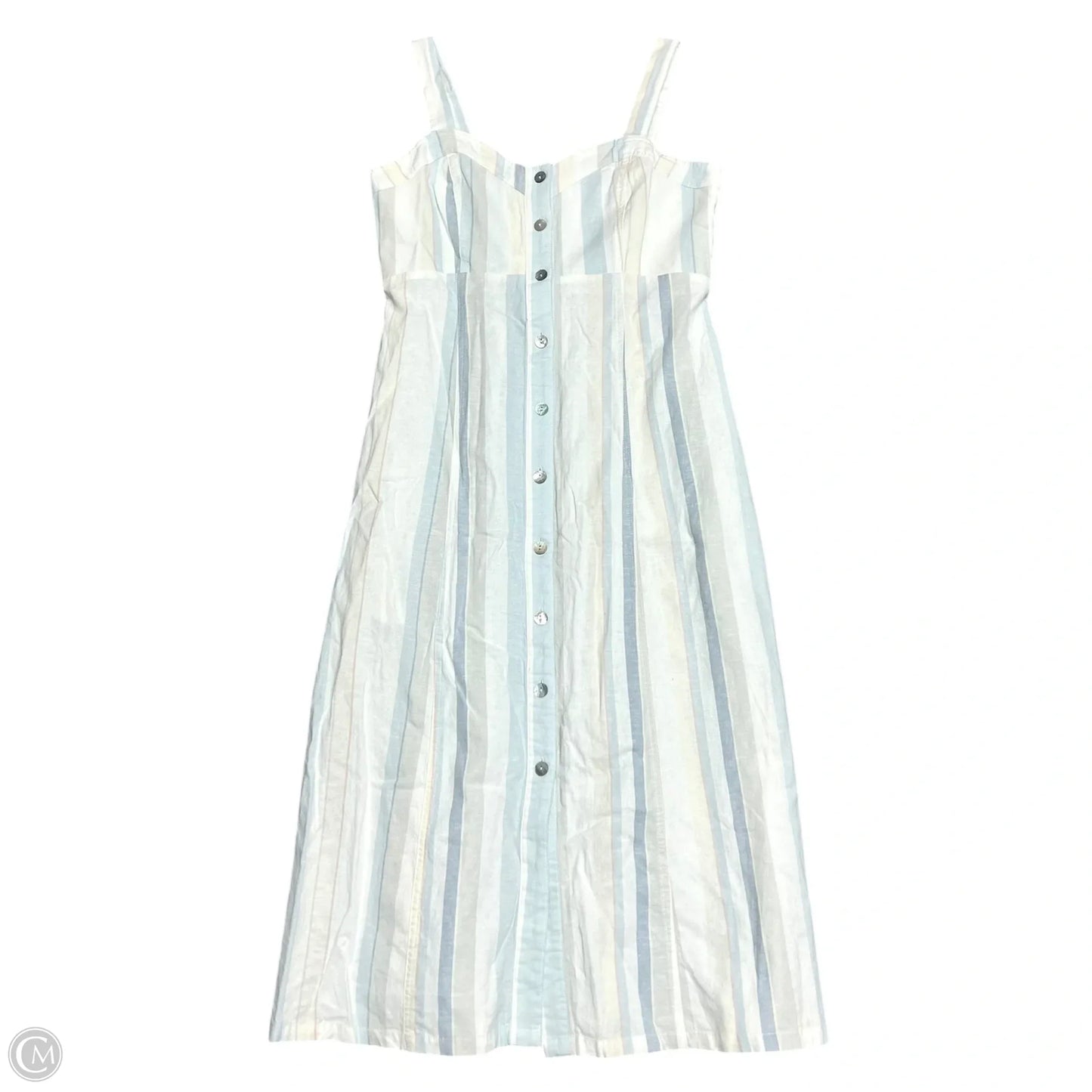 Dress Casual Maxi By Kut In Blue & White, Size: M