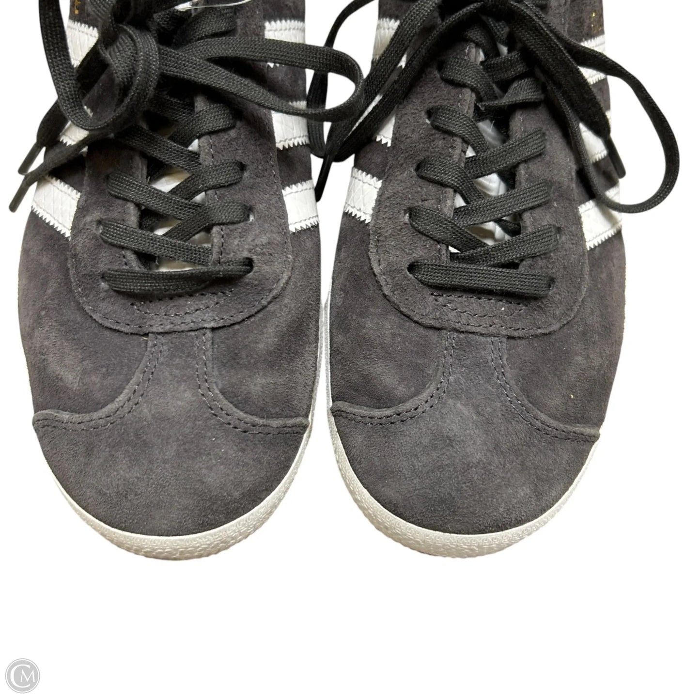 Shoes Sneakers By Adidas In Grey & White, Size: 6.5