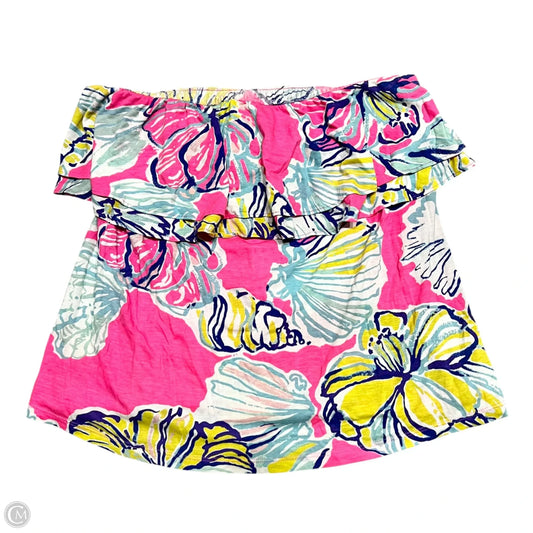 Top Sleeveless Designer By Lilly Pulitzer In Multi-colored, Size: Xl