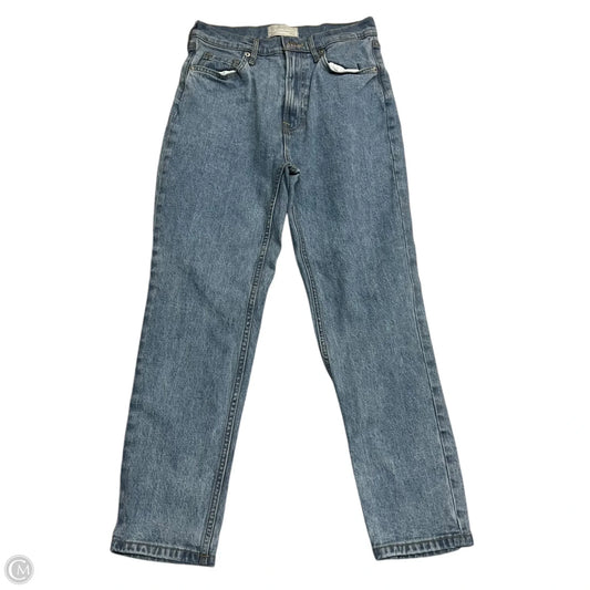 Jeans Straight By Everlane In Blue Denim, Size: 2