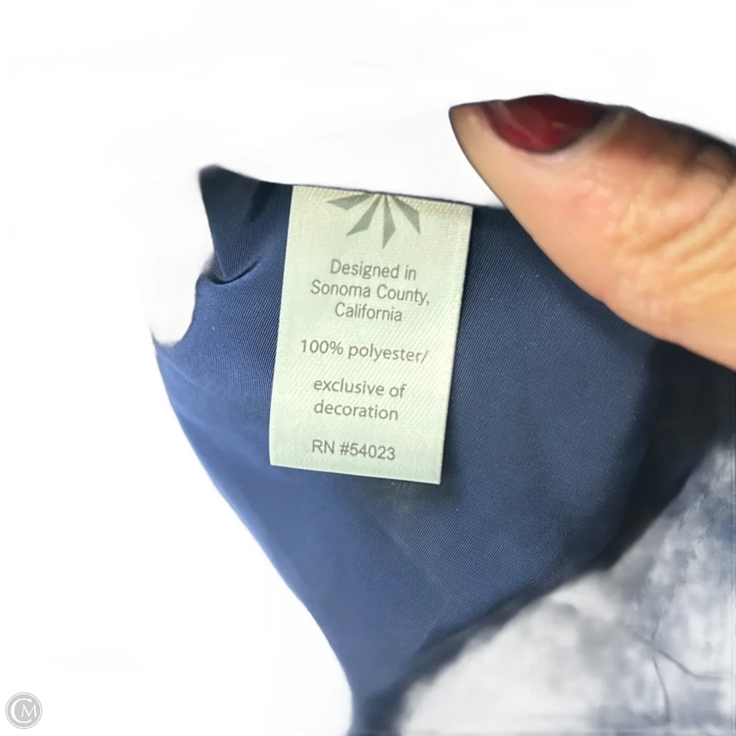 Jacket Windbreaker By Athleta In Blue, Size: 2x