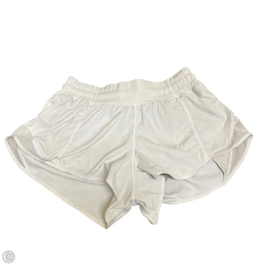 Athletic Shorts By Lululemon In Cream, Size: 4
