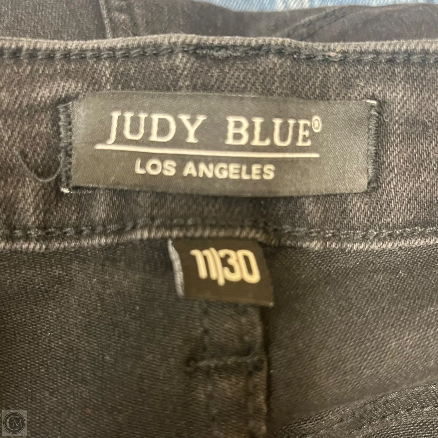 Jeans Flared By Judy Blue In Black Denim, Size: 10