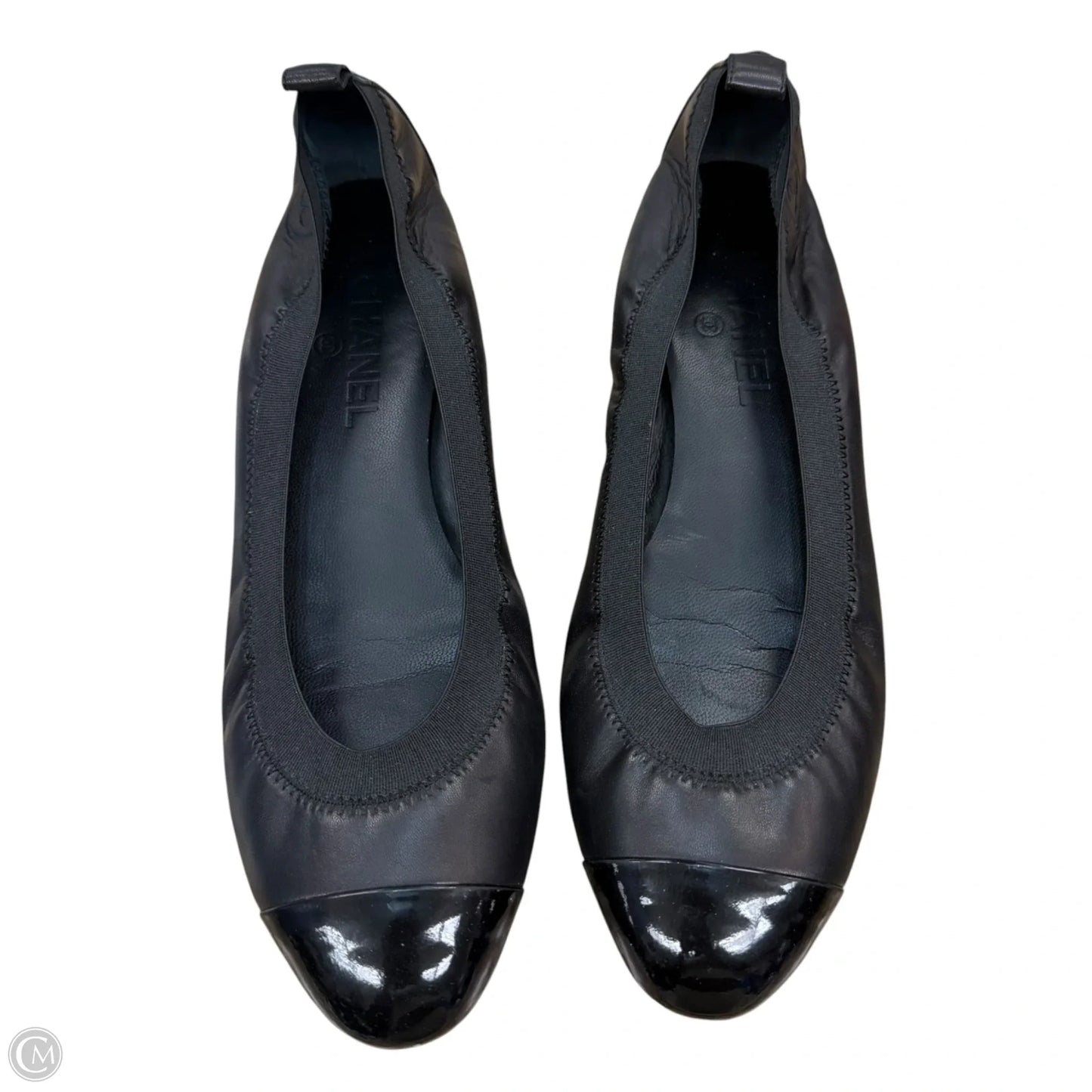 Shoes Luxury Designer By Chanel In Black, Size: 10.5