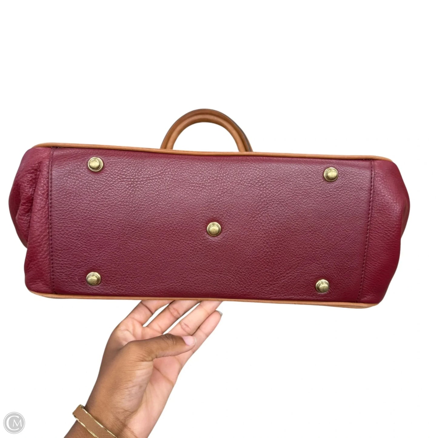 Handbag Leather By Ghurka, Size: Large