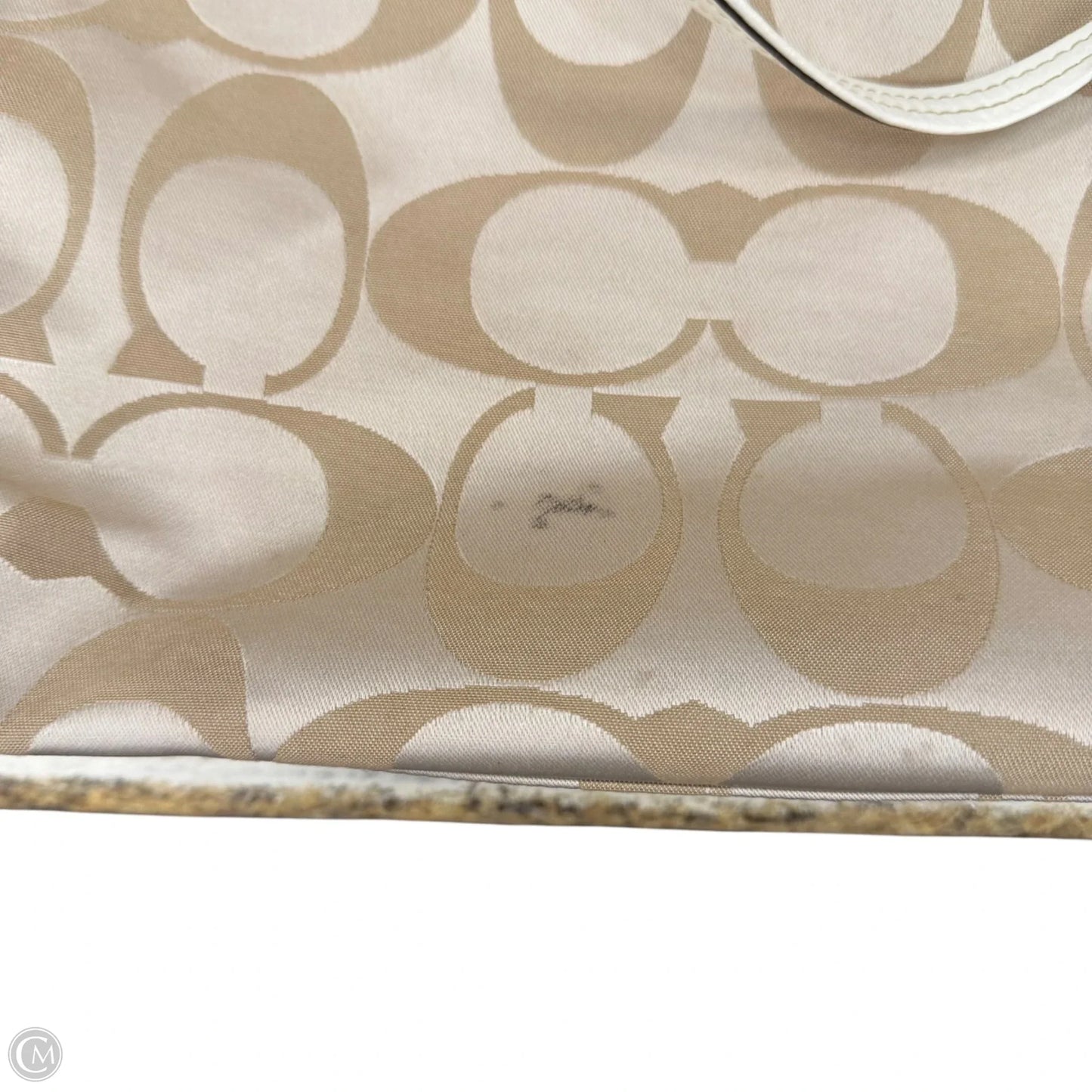 Handbag Designer By Coach, Size: Medium